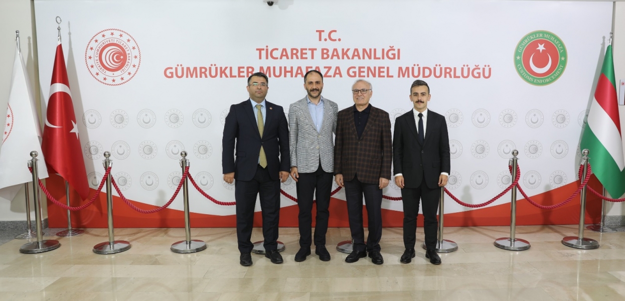 Ticaret Bakanlığı Gümrükler Muhafaza Genel Müdür Yardımcısı Olarak Göreve Başlayan Sayın Yunus Emre KONAKÇI’ya Yönetim Kurulumuzca Hayırlı Olsun Ziyareti Gerçekleştirilmiştir.